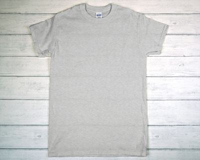 CUSTOM PRINTED GILDAN T-SHIRT Gray (as low as)