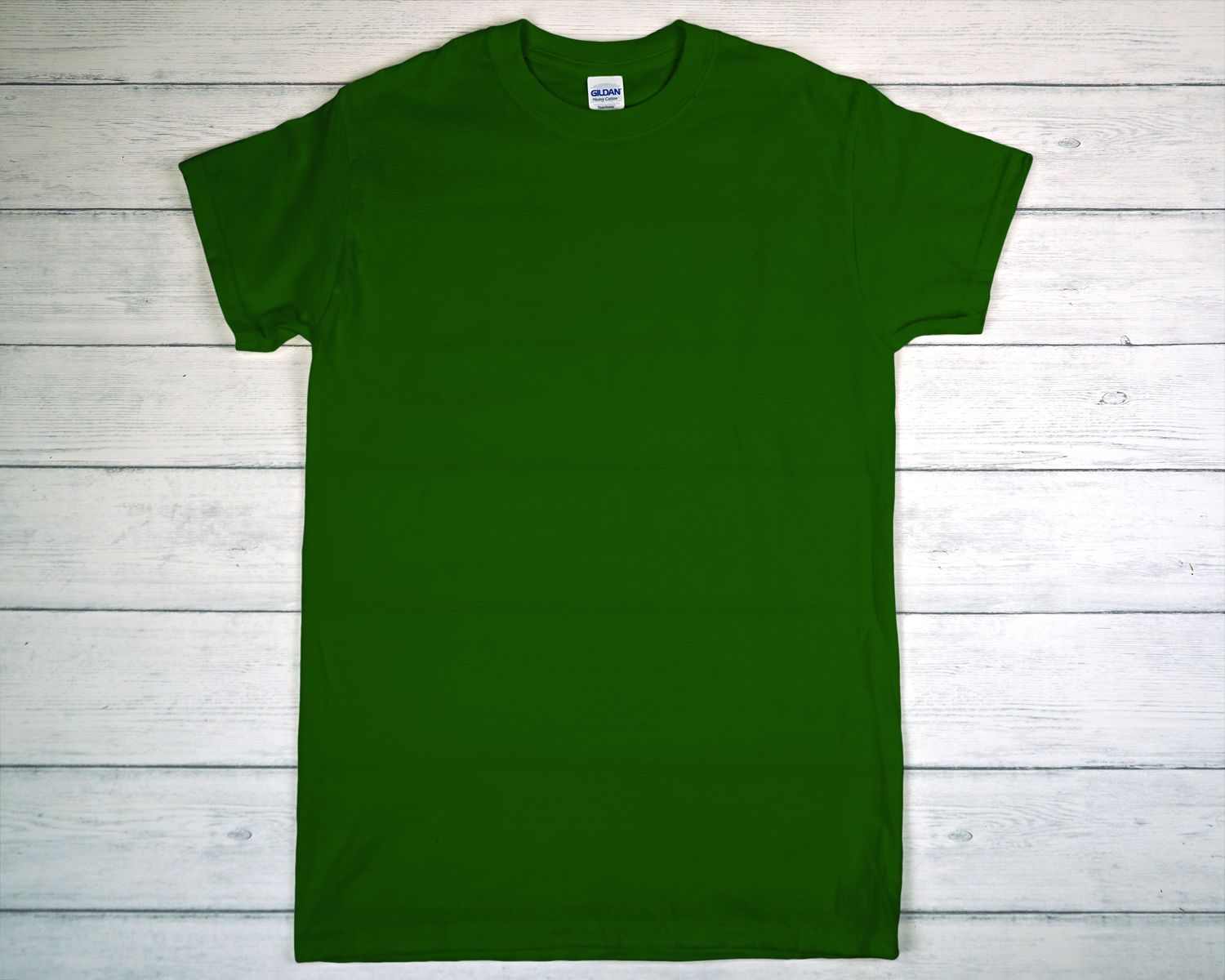 CUSTOM PRINTED GILDAN T-SHIRT Turf Green