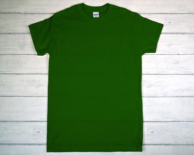 CUSTOM PRINTED GILDAN T-SHIRT Turf Green (as low as)