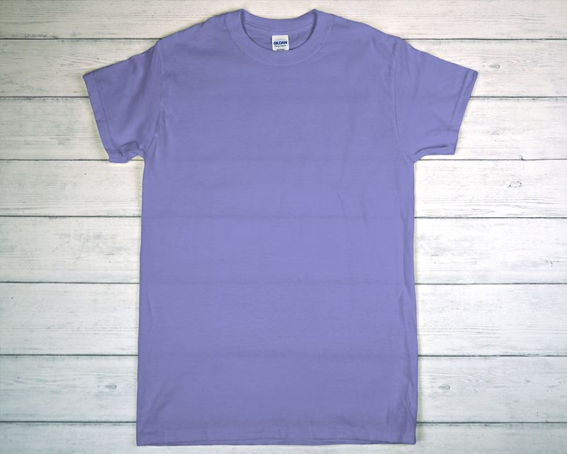 CUSTOM PRINTED GILDAN T-SHIRT Violet