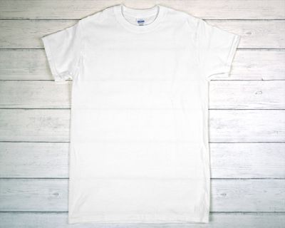 CUSTOM PRINTED GILDAN T-SHIRT White (as low as)