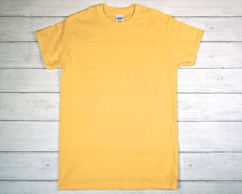CUSTOM PRINTED GILDAN T-SHIRT Haze mockup