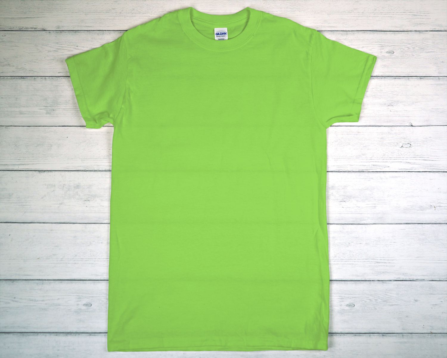 CUSTOM PRINTED GILDAN T-SHIRT Lime