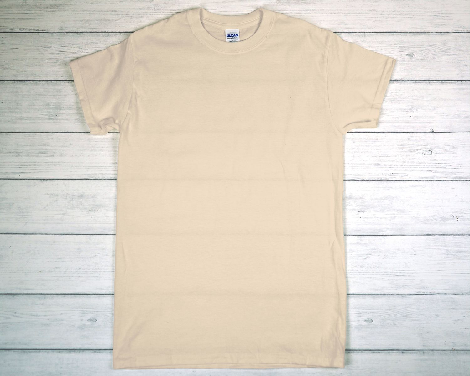 CUSTOM PRINTED GILDAN T-SHIRT Sand