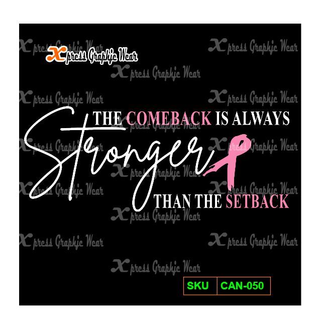 The Comeback Is Always Stronger Than Setback