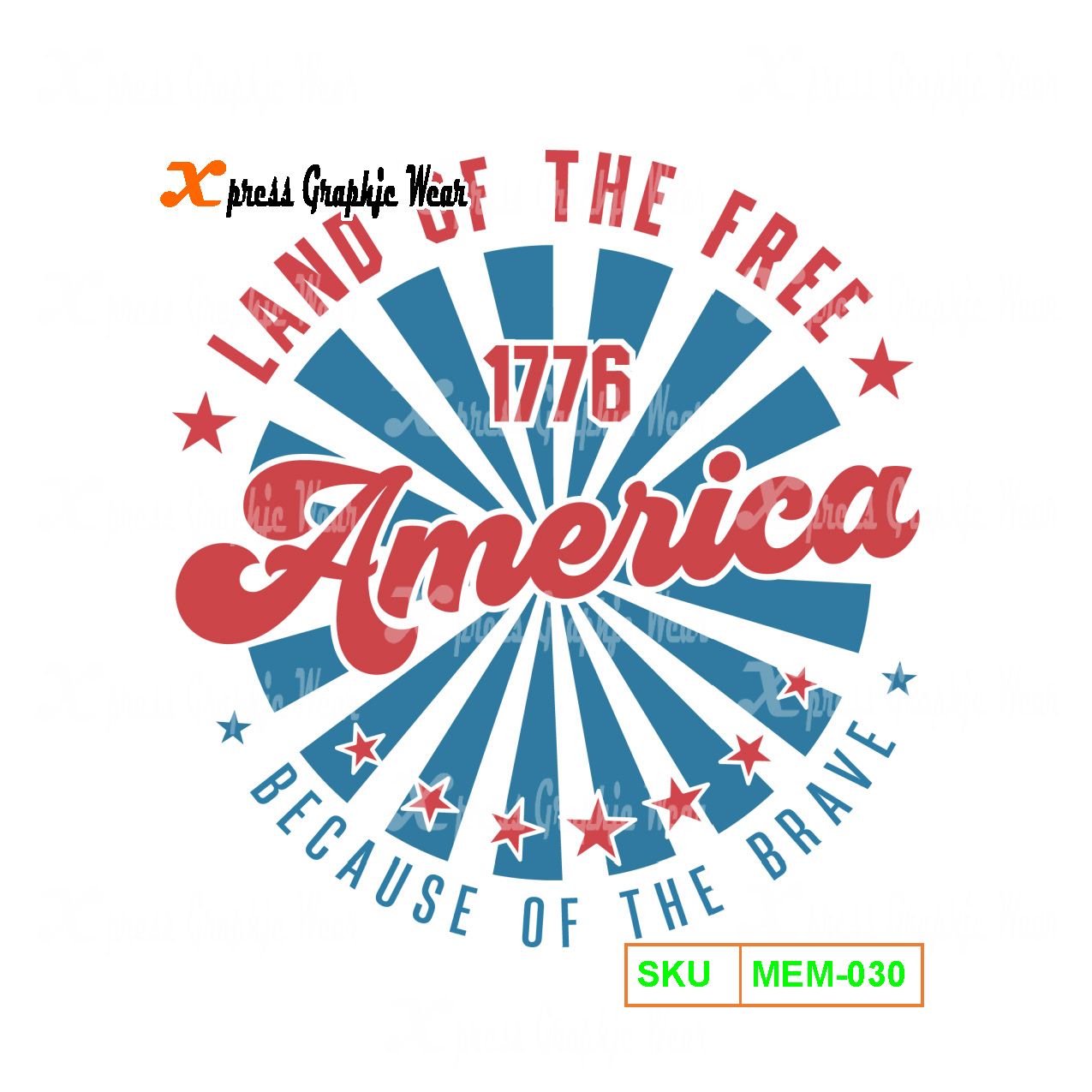 Land Of The Free 1776 America