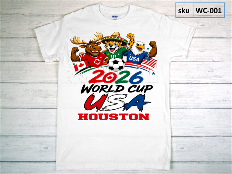 WORLD CUP HOUSTON SOUVENIR T-SHIRTS WORLD CUP HOUSTON SOUVENIR T-SHIRTS