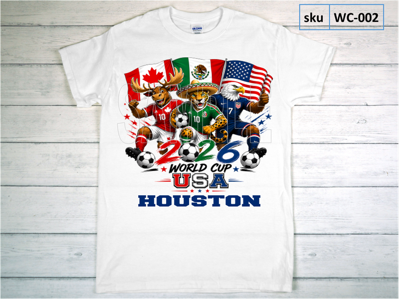 WORLD CUP HOUSTON SOUVENIR T-SHIRTS WORLD CUP HOUSTON SOUVENIR T-SHIRTS