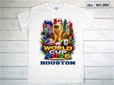 WORLD CUP HOUSTON SOUVENIR T-SHIRTS