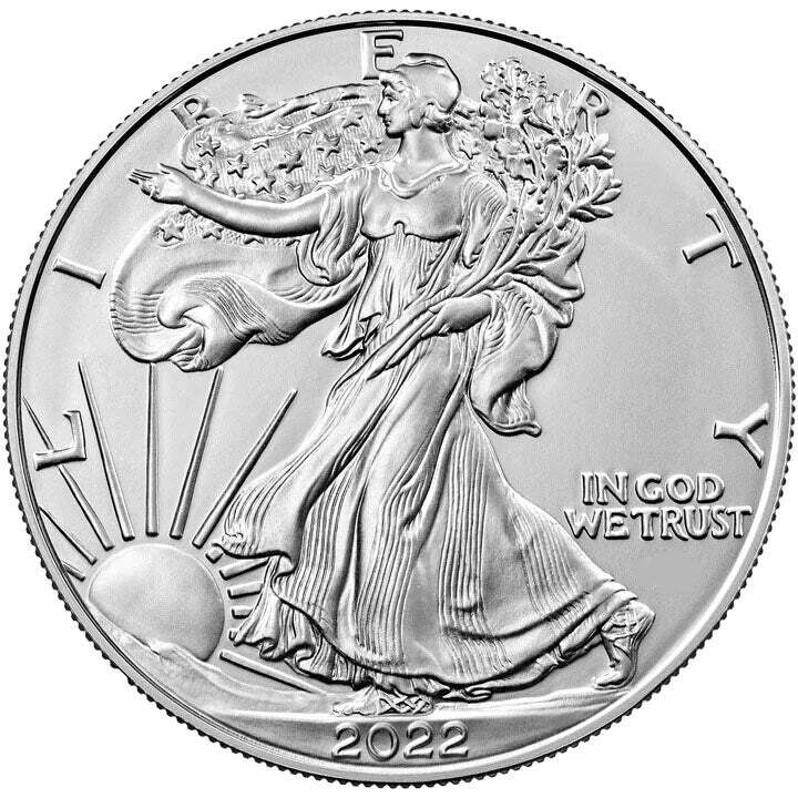 2022 AMERICAN SILVER EAGLE .999 FINE SILVER UNCIRCULATED US 2022