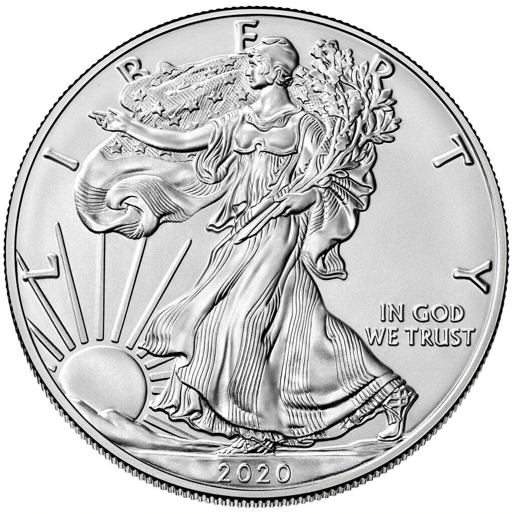 2020 AMERICAN SILVER EAGLE .999 FINE SILVER UNCIRCULATED US 2020