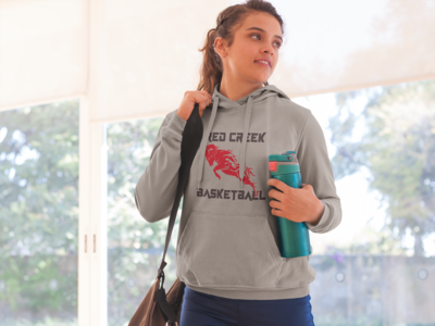Red Creek Basketball Fire Ram - Hoodie