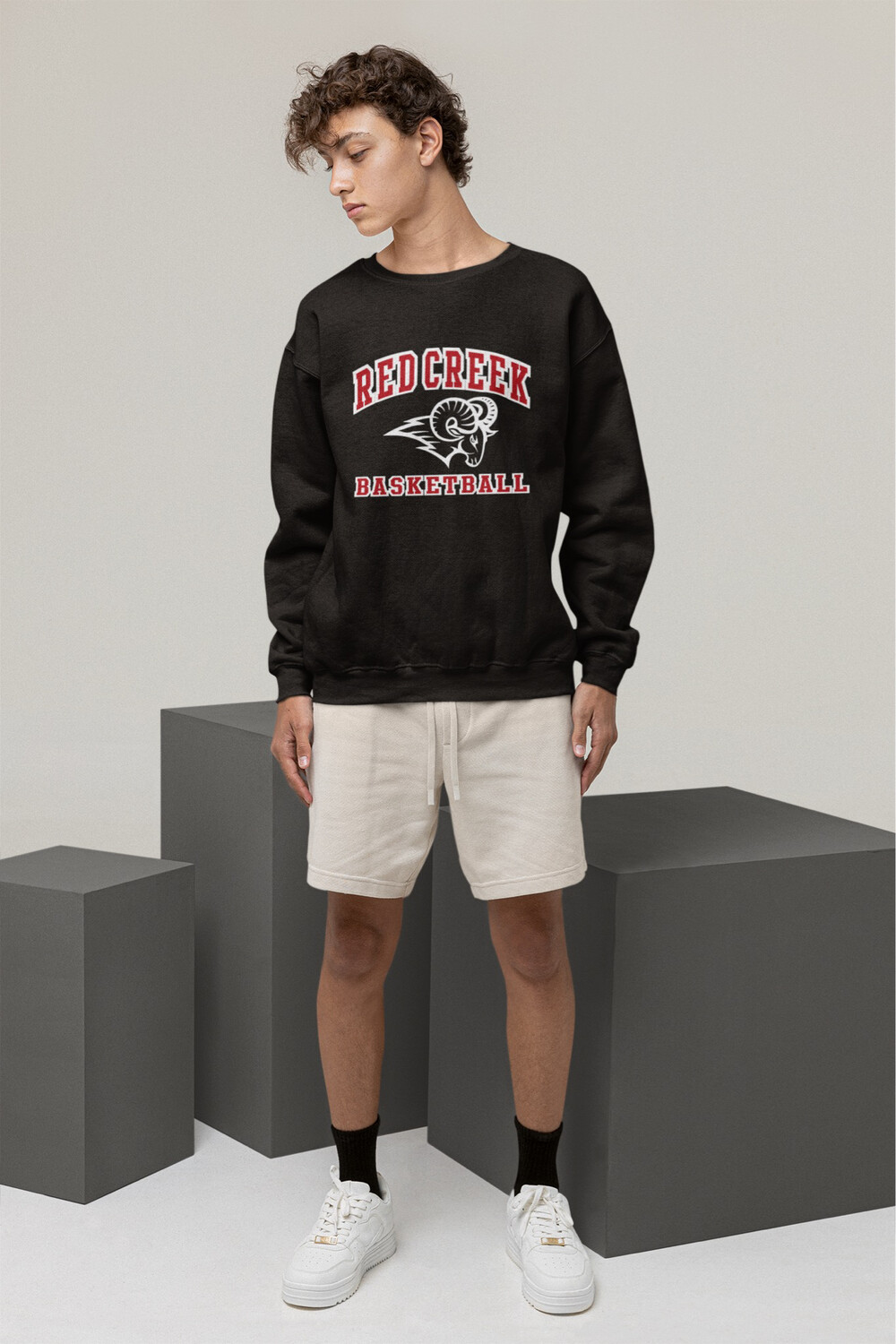 Red Creek Basketball - Crewneck Sweatshirt