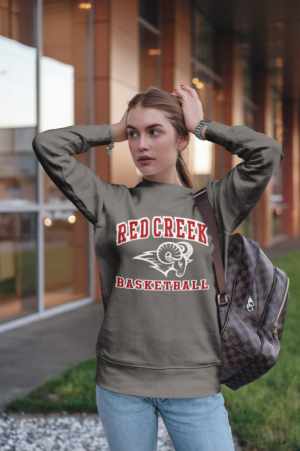 Red Creek Basketball - Crewneck Sweatshirt