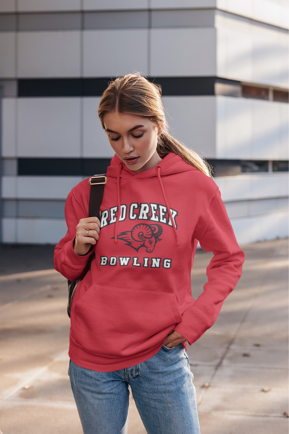 Red Creek Rams Bowling - Hoodie