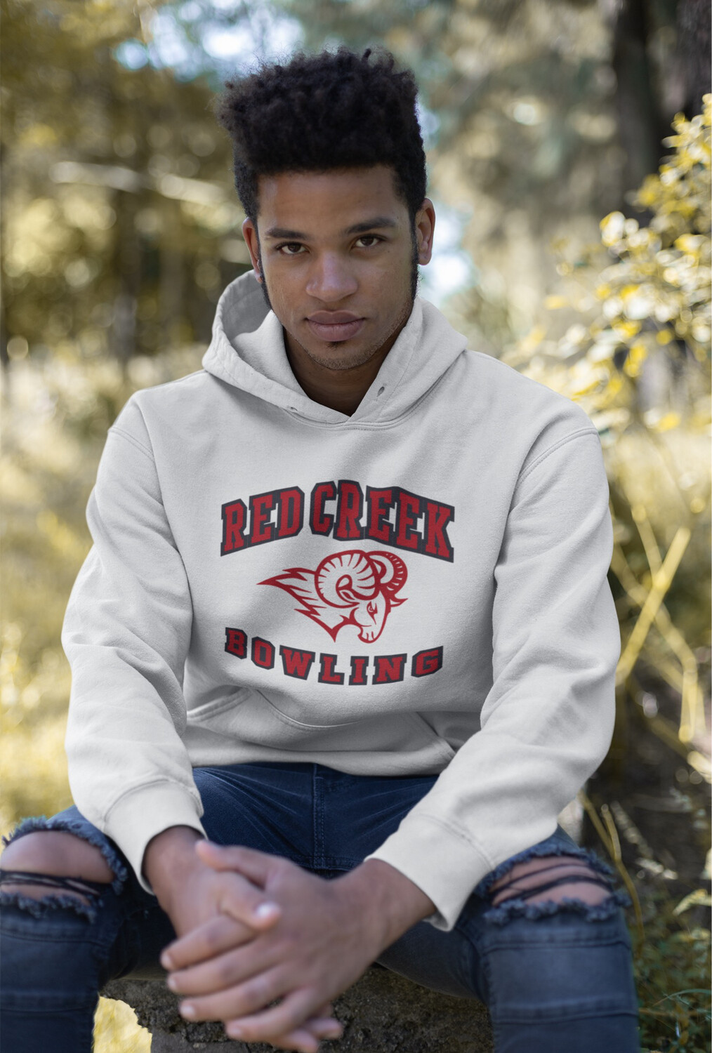 Red Creek Rams Bowling - Hoodie