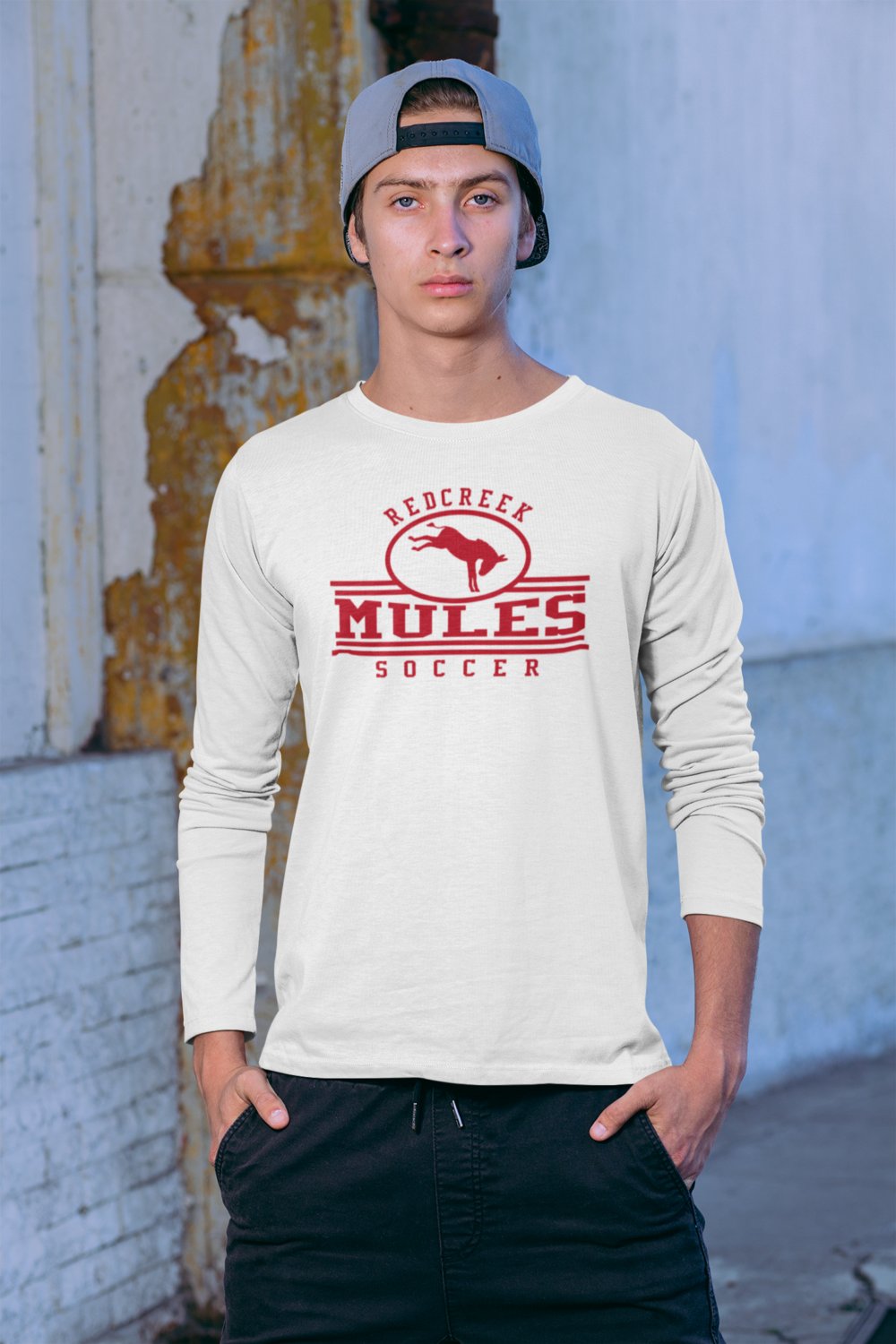 Red Creek Mules - Long Sleeve T-Shirt