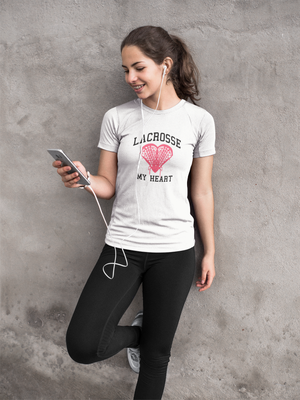 Lacrosse My Heart - T-Shirt