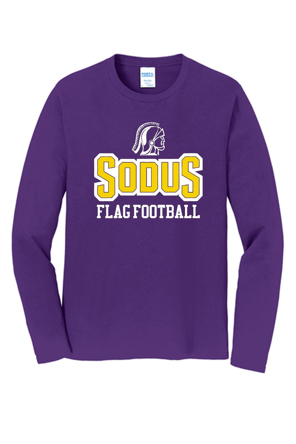 Spartans FLAG FOOTBALL Long Sleeve T-Shirt