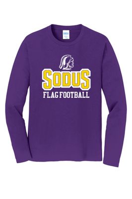 Spartans FLAG FOOTBALL Long Sleeve T-Shirt