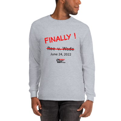 Unisex Long Sleeve Shirt - Finally RvW