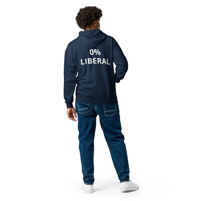Unisex heavy blend zip hoodie 0% Liberal-W