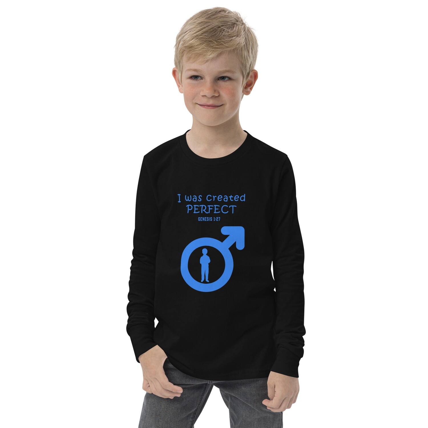 Youth long sleeve tee Perfect boy