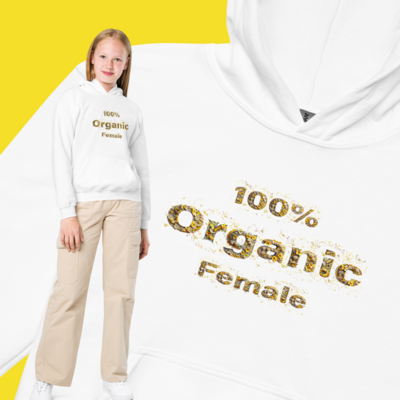 Youth heavy blend hoodie 100% Organic Female