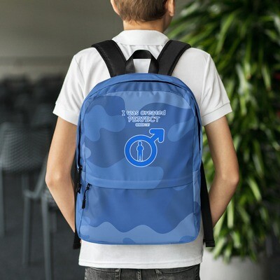 Backpack Blue Camo Perfect Boy