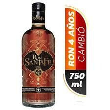 Ron Santa fe añejo 4 años 750 ml