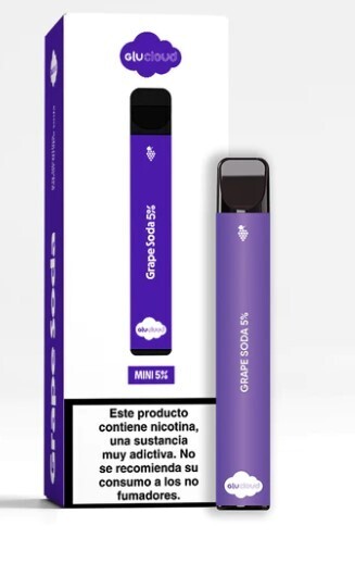 GluCloud Grape Soda Mini 5% Nicotina