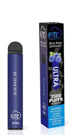 Fume BLUE RAZZ 2500 pfs