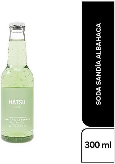 Hatsu soda sandía y albaca