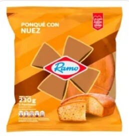 Ponque con nuez ramo 220g