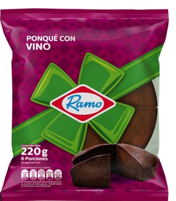 Ponque con vino ramo 220g