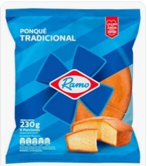 Ponque tradicional ramo 220g