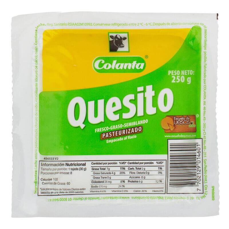 Quesito al vacio 250gr