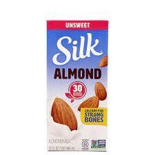 Bebida SILK almendra unsweet 30 calorias