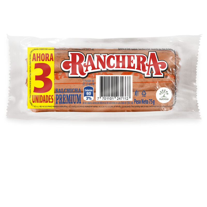 Salchicha ranchera x 3