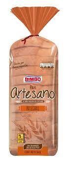 BIMBO ARTESANO INTEGRAL 500gr