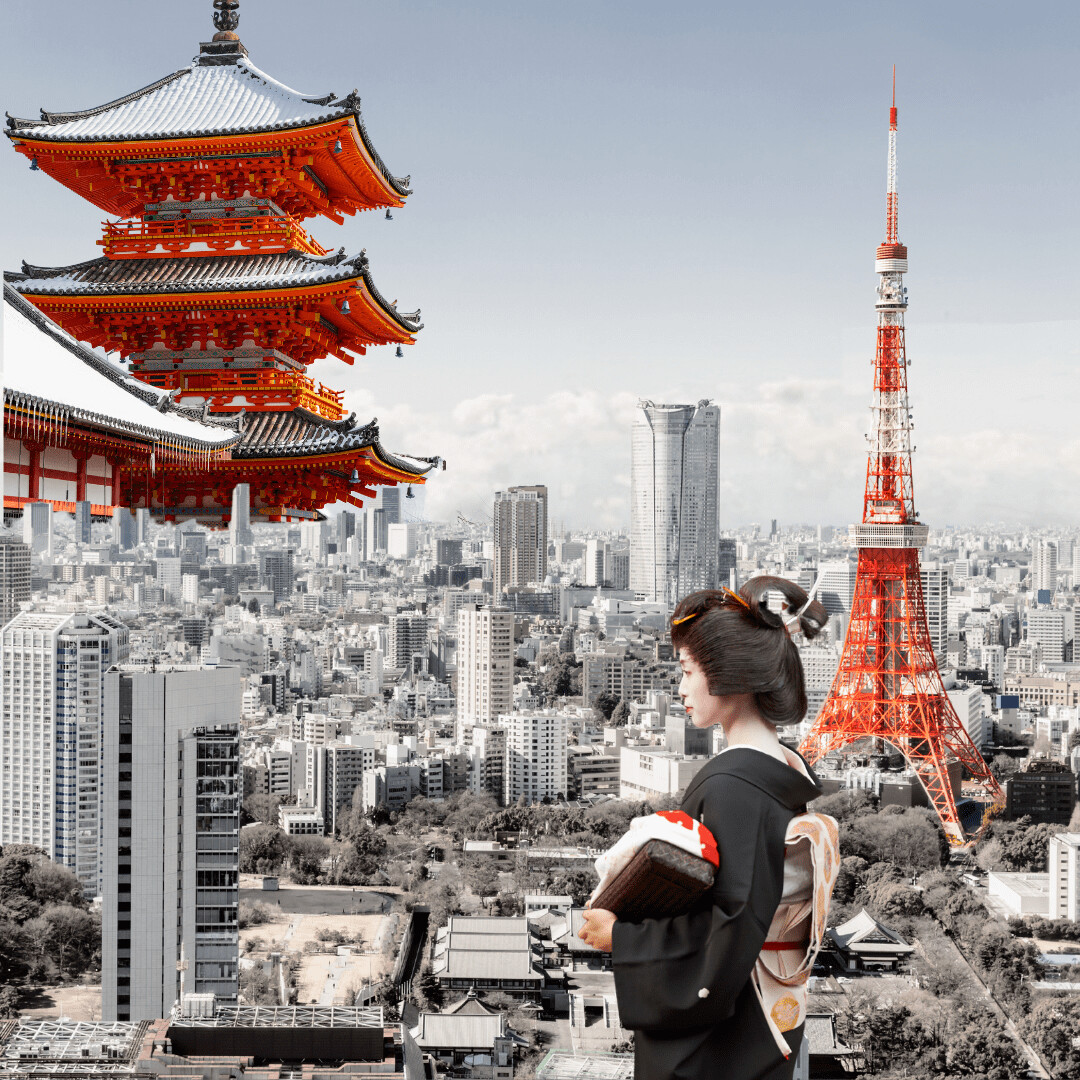 東京 ⭤ 富士山 ⭤ 大阪 / 京都