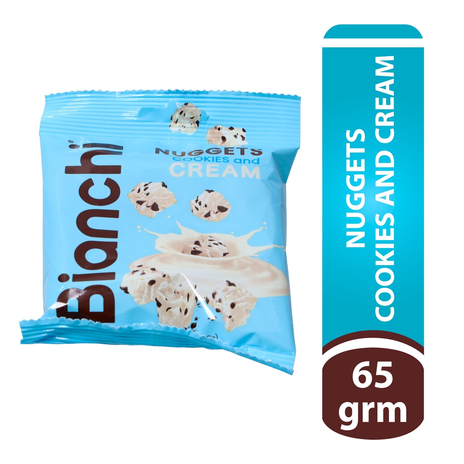 Bianchi snack cookies and cream x65gr