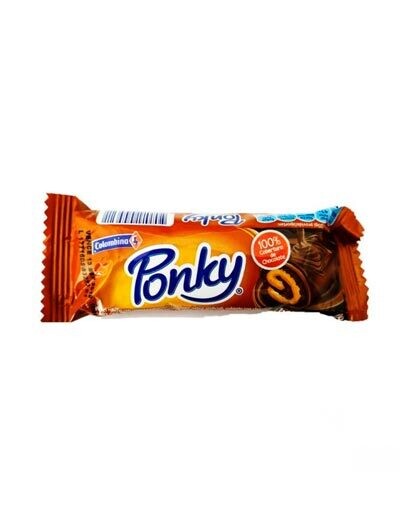 Ponky chococaramelo x8