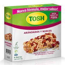 Barra tosh arandanos x6