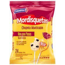 Mordisqueta ron con pasas x24