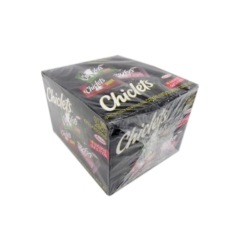 Chicle adams x100 surtido