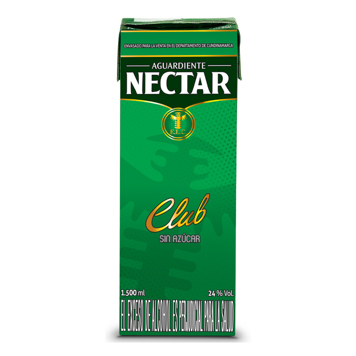 Aguardiente nectar club x1500