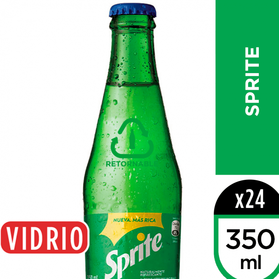 Quatro/ Sprite 350 Vidrio x 30