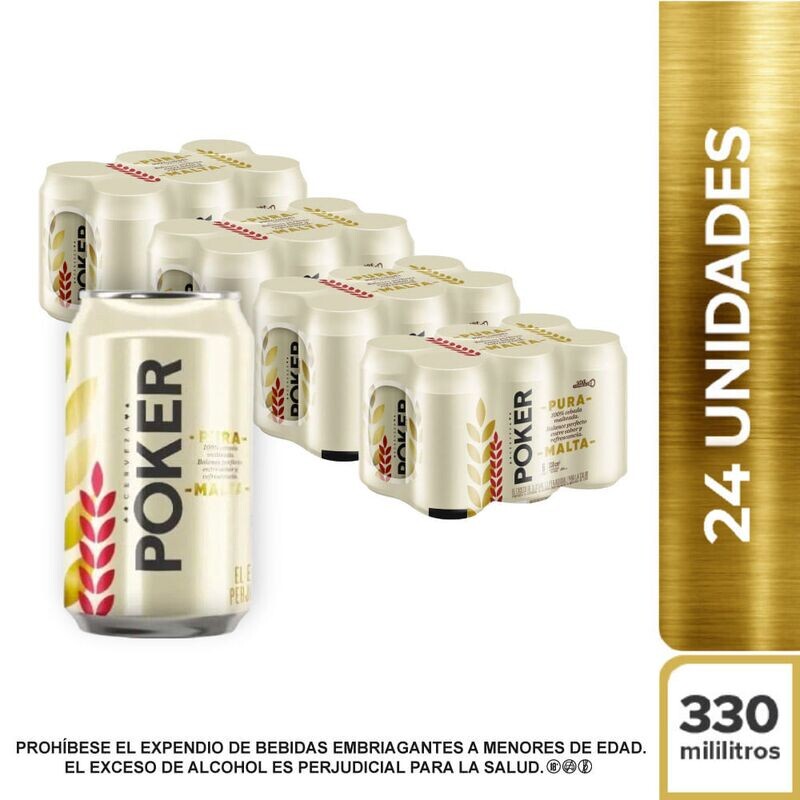 Poker malta lata 330cc x24