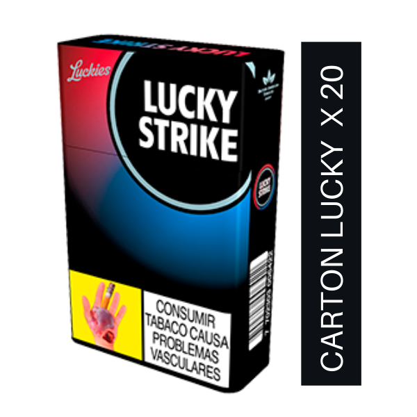 Cartón lucky Blanco x20